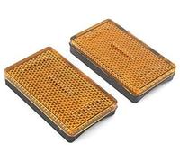 Pizgear Accesorios for cubierta de reflector horquilla delantera inferior motocicleta, for, K1200RS, K1200GT, R1200RT, R1200GS, R1200R, color ámbar Tapa de horquilla para motocicleta