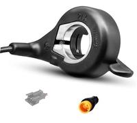 Pizgear Acelerador de pulgar for bicicleta eléctrica FT-21X, mango derecho, control de velocidad, compatible con baterías de litio de 24 V, 36 V, 48 V, 60 V y 72 V. Acelerador de pulgar para scooter(B