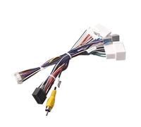 Pizgear Adaptador de Cable de arnés de cableado estéreo for Radio de Coche Android de 16 Pines, for Renault, Captur Clio 2017 2018 2019, for Dacia, Cable de Antena de Radio para vehículo