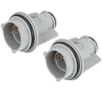 Pizgear Adaptador de luz de Giro Trasera y luz antiniebla de Freno for VW Passat (1998-2001), ABS, n.° 3B0953123A, Gris, 2 Unidades Adaptador para Faros Delanteros de Coche