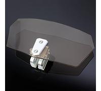 Pizgear Alerón de extensión de Parabrisas con Clip Ajustable for Motocicleta, Deflector de Viento for, R1200GS, R1200RT, F800GS Parabrisas de Motocicleta(Braun)