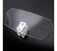Pizgear Alerón de extensión de Parabrisas con Clip Ajustable for Motocicleta, Deflector de Viento for, R1200GS, R1200RT, F800GS Parabrisas de Motocicleta(Clear)