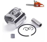 Pizgear Anillo de pistón de 48 mm, Pasador, Jaula, cojinete de Agujas, for Husqvarna, 261, 262, 262XP, Pieza de Repuesto for Cilindro de Motor de Motosierra 503531172 Anillo de pistón para Motosierra
