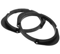 Pizgear Anillo espaciador de altavoz Adaptador espaciador de altavoz de agudos for automóvil, for Mazda, 8 2011-2015 Puertas delanteras y traseras ABS negro impermeable Espaciador de altavoces para co