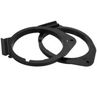 Pizgear Anillo espaciador de altavoz de 2 piezas, adaptador espaciador de altavoz de tweeter, for Chevrolet, for Camaro, 1993-2002, resistente al agua, for 6.5#39;#39; ABS negro delantero Espaciador d