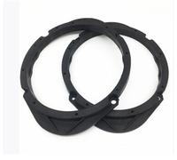 Pizgear Anillo Espaciador de Altavoz de 5 x 7#34 a 6,5 #34 Adaptador de Altavoz de Agudos Anillo Espaciador de Soporte de Montaje de subwoofer de Altavoz de automóvil for Mazda, ABS Negro Resistent