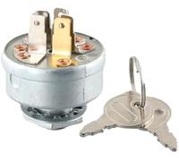 Pizgear Bloqueo del Interruptor de Encendido del cortacésped, Interruptor de Encendido con Tuerca de Ajuste y Llaves, for Tractor cortacésped 725-0267A 0945-4 Interruptor de Llave para cortacésped