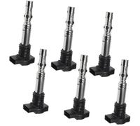 Pizgear Bobina de encendido 6 piezas A Uto, for VW, Phaeton 2004 2005 2006, for Touareg, 2007 V8-4.2l 06a905115a 06b905115h Paquete de reemplazo de bobina de encendido de automóvil