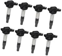 Pizgear Bobina de encendido 8 piezas 6R8312A366AA UF533 Bobinas, for Jaguar, for S-Type II XF XJ8 XJR XK XK8 XKR 4.2L 4744015 Paquete de reemplazo de bobina de encendido de automóvil