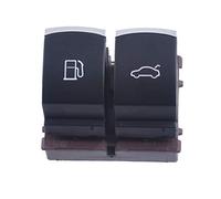 Pizgear Botón De Interruptor Maletero Trasero Tanque Combustible Cromado For Automóvil, For VW, For Passat, B6 CC, 6 MK6, For EOS Reemplazo del pestillo de bloqueo del maletero del