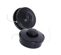 Pizgear Cabezales de desbrozadora universales, cabezal de repuesto universal for desbrozadora de gasolina, compatible con desbrozadoras de jardín M10x 1.25 (2 unidades) Carrete de hilo para cortacéspe