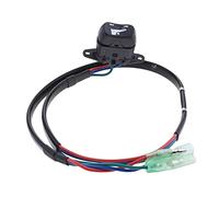 Pizgear Caja de Control Remoto del Motor del Interruptor de inclinación y Ajuste hacia Arriba y hacia Abajo Compatible con el Motor fueraborda 37850-93J10 Interruptor de Encendido Marino