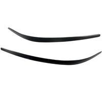 Pizgear Cejas para faros delanteros de coche, para Alfa para Romeo Stelvio 2017-2020, embellecedor tapa ojo, marco externo, decoración, lámpara, pegatina Ajuste de la frente del faro