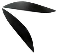 Pizgear Cejas para faros delanteros de coche, para Civic 2001-2003, embellecedor tapa ojo, marco externo, decoración, lámpara, pegatina, párpados Ajuste de la frente del faro