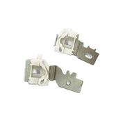 Pizgear CLIPS DE HIERRO 2 PIEZAS, for NISSAN, PRIMERA P12 DELANTERO IZQUIERDO 2002-2007 KIT REPARACIÓN REGULADOR ELEVALUNAS ELÉCTRICO CLIP DESLIZANTE Reparación de elevalunas eléctricos