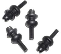 Pizgear Correa for Bandeja Trasera de Paquetes, for Peugeot 307, 206, 3008 y 2008 (4 Unidades), con Gancho de Montaje (699218) Gancho de Carga para Maletero de Coche