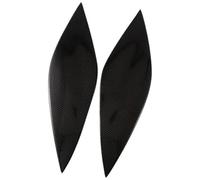 Pizgear Cubierta de cejas para faros delanteros coche, para Fiat, para Bravo 2007-2023, cejas, párpados, pegatinas fibra carbono, tapa embellecedora Ajuste de la frente del faro