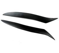 Pizgear Cubierta de cejas para faros delanteros coche, para Rx8 2008-2012, pegatinas para párpados, tapa embellecedora, párpado faro resina Ajuste de la frente del faro