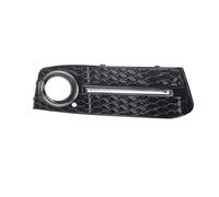 Pizgear Cubierta de Marco de Rejilla de luz antiniebla, lámpara de Parachoques Delantero, moldura de Rejilla Celular, embellecedor Cromado, for, A4 B8 2009-2011, Accesorios de Coche Rejilla de luz an