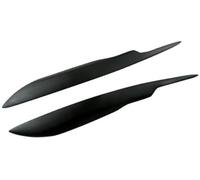 Pizgear Cubierta de párpado faro, para A4, para S4, para Rs4 B7 2005-2008, faro coche, cejas, pegatinas párpados, tapa embellecedora, tira cejas resina Ajuste de la frente del faro