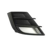 Pizgear Cubierta de rejilla del marco del capó de la luz antiniebla del parachoques delantero, for Mazda, 3 Axela Hatchback 2009-2013, carcasa decorativa de la lámpara antiniebla Rejilla de luz antini
