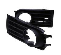 Pizgear Cubierta de rejillas de luces antiniebla delanteras de coche, for VW, Volkswagen, Golf, MK5 2004-2009 Parachoques inferiores Racing Grills Accesorios de piezas exteriores Rejilla de luz antini