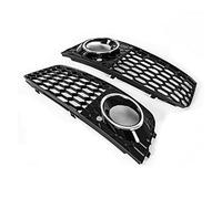 Pizgear Cubierta del Marco de la luz antiniebla, for, A4 B8 2008-2012, Rejilla de la lámpara del Parachoques Delantero, Malla de Nido de Abeja, embellecedor Cromado 8KD807682 8KD807681 Rejilla de luz