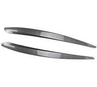 Pizgear Cubierta del párpado faro, para Skoda, para Superb B8 2016-2018, faros con patrón de fibra carbono para coche, estilo tapa embellecedora cejas Ajuste de la frente del faro