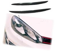 Pizgear Cubierta del párpado faro, para VW, para Golf 6 Gti Gtd Gte Mk6 2008-2012, lámpara ceja, tira embellecedora de la tapa luz delantera coche Ajuste de la frente del faro
