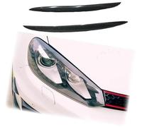 Pizgear Cubierta del párpado faro, para VW, para Golf 6 Gti Gtd Gte Mk6 2008-2012 Lámpara faro Ceja delantero coche Ajuste de la tapa Faros Ajuste de la frente del faro