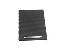Pizgear Cubierta del Rodillo del portavasos de la Consola Central del reposabrazos de la Bebida cromada Negra, for, for Passat B6 B7 CC 3C0 857 503 Cubierta para portavasos de Consola Central