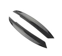 Pizgear Cubierta embellecedora de cejas for párpado de faro de coche, for VW, for Jetta 6 MK6 Sagitar NCS 2010 2011 2012 2013 2014 2015 2016 2017 2018, estilo carbono Adhesivo para tintado de faros