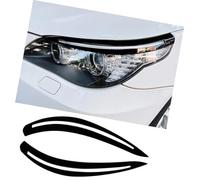 Pizgear Cubierta embellecedora de párpados y cejas para faros delanteros, para Bmw, para E60 E61, para Serie 5 M5 2003-2010 Ajuste de la frente del faro
