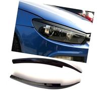 Pizgear Cubierta embellecedora de párpados y cejas para faros delanteros, para Volkswagen, para Scirocco Mk3 2007-2017 Ajuste de la frente del faro
