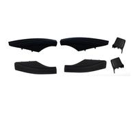 Pizgear Cubierta for portaequipajes de techo, for Hyundai, Santa Fe, Santafe 2002-2006 Delantero Trasero Izquierdo Derecho Medio Barra de equipaje Cubierta de plástico for extremo de riel Tapa protect