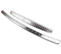 Pizgear Cubierta Protectora de Placa de Parachoques Interior Exterior del Maletero Trasero, Estilo de Coche, for Peugeot, 3008 GT 2016 2017-2022 Protector de Parachoques Trasero de Goma