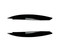 Pizgear Embellecedor Adhesivo for Faros Delanteros Serie 1 E81 E82 E87 E88 2006-2013, Accesorios de Tuning for Coche. Adhesivo Protector para Faros Delanteros(Schwarz)