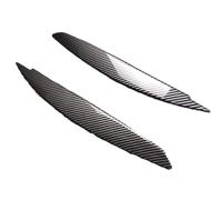 Pizgear Embellecedor de cejas for faros delanteros de coche, pegatinas ABS for párpados, for Serie 1 E81 E82 E87 E88 2004-2014 116i 118i 120i 125i 130i 135i Adhesivo protector para faros delanteros(Ca