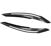 Pizgear Embellecedor de cubierta párpados cejas faro delantero 2 uds, para Bmw Serie 1 F20 F21 Pre Lci Hatchback 2011-2014 Ajuste de la frente del faro