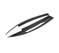 Pizgear Embellecedor de Fibra de Carbono for Faros Delanteros, párpados y Cejas, 1 par, for Modelos E81 y E82 (2004-2010) Adhesivo Protector para Faros Delanteros(Carbon Fiber)