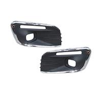 Pizgear Embellecedores Marco de lámpara antiniebla de rejilla, for Citroen, Elysee C-Elysee 2017 2018 2019 Cubierta de luz antiniebla del parachoques delantero del coche Rejilla de luz antiniebla dela