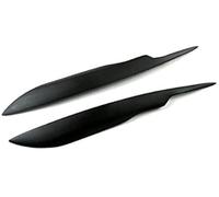 Pizgear Faro Ceja Coche Cejas Párpados Pegatinas Trim Cubierta Tapa Resina, para A4, para S4, para Rs4 B7 2005-2008 Ajuste de la frente del faro