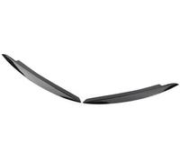 Pizgear Faros De Cejas, para VW, para Golf Mk6 2008 2009 2010 2011 2012 2013 Cubierta Faro Coche Párpado Tapa Ojo Ceja Plástico Abs Negro Brillante 2 Ajuste de la frente del faro