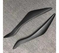Pizgear Fibra de carbono faro ceja cubierta pegatina ajuste cabeza lámpara párpado, for Ford, for Focus MK3 2012-2014, for Focus ST fibra de vidrio ceja Adhesivo para tintado de faros(Fiber glass)