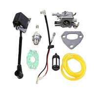 Pizgear Filtro de combustible junta carburador bobina encendido, for Husqvarna, Kit 142 36 41 Piezas del motor del cortacésped