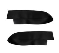 Pizgear For CRV CR-V 2007 2008 2009 2010 2011 Panel de manija de puerta de coche reposabrazos cubierta de cuero de microfibra solo modelo de 4 puertas Panel de puerta de coche(Front Pair Black)