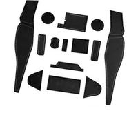 Pizgear For Ford, MK2 2020-2023 2024 Alfombrillas de Goma Consola Central Antideslizantes Portavasos Antideslizante Alfombrilla Reposabrazos Accesorios Alfombrilla para Consola Central