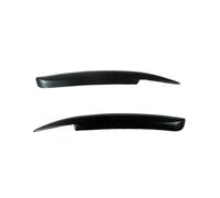 Pizgear For la Serie 1 E81 E82 E87 E88 2005-2010, Cubierta de Faro Tipo ceja for Coche, Pegatinas embellecedoras for párpados de Faros Delanteros. Adhesivo Protector para Faros Delanteros(Schwarz)