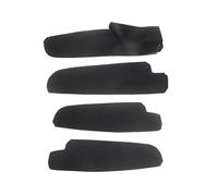 Pizgear For Mazda, 6 2006 2007 2008 4 unids/set cubierta de cuero de microfibra del Panel de la manija de la puerta del coche Panel de puerta de coche(Door Armrest Black)