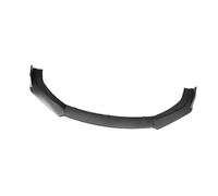 Pizgear For Peugeot, 3 Piezas de Fibra de Carbono/Negro/Rojo Parachoques Delantero del Coche Divisor Labio Estilo Deportivo Difusor Spoiler Protector Spoiler Alerón Delantero(Black Matte Black)